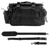 Grande sac de pêche en tissu Oxford - Grande mallette de pêche multifonctionnelle avec bandoulière