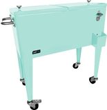 AXI Retro Cooler Mint - Koeler met wielen - 76L inhoud - Koelbox met aftapkraan