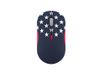 Lenovo 350 Bluetooth Silent Mouse (Fan Edition), Draadloos Ergonomisch Ambidexter Ontwerp, Bluetooth 5.3, Verstelbare DPI tot 2400, Batterijduur 36 maanden, Gerecyclede materialen, VS-vlag