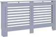 vidaXL Radiatorombouw 152x19x81 cm MDF antraciet