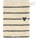 Cawö Heart Beats 6276 basalt Gant de toilette 16x22