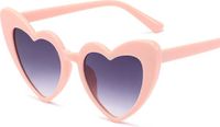 CHPN Zonnebril - Hartjesbril - Roze bril - Hartshaped sunglasses - Hartjes zonnebril - Festivalbril - Partybril - Feestbril - Hippe bril