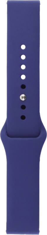 BlueBuilt BlueBuilt Samsung/Garmin Siliconen Bandje Blauw 20 mm