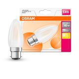 Osram LED Filament Star Retrofit Classic B Kerze 4W = 40W B22d matt 470lm warmweiß 2700K