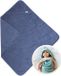 Funnies Serviette de bain Soie Bleue 80x80 cm
