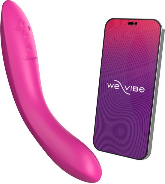 We-Vibe Rave 2 - Roze - G-spot vibrator - Met ribbels/met nopjes - Oplaadbaar - Bediening via mobiele app
