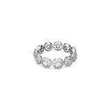 Swarovski 5636268-55 Constella Ring Metaal Zirkonia Wit Zilverkleurig Maat 55