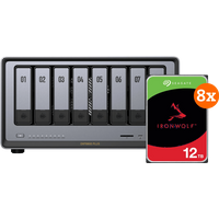 UGREEN NASync DXP8800 Plus + Seagate Ironwolf 12TB 8-Pack