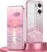 Allecto plus - Ultradun Schokbestendig TPU Hoesje voor Huawei Nova met Gegalvaniseerde Rand en Gradiënt Glans, Roze