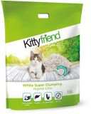 Kitty Friend Végétal Blanc Super Aglomérante Litière - 15 litre