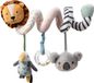 Nuby Nûby - Animal Adventures Kinderwagen speelgoed - Kinderwagenketting / spiraal voor baby - 0+ maanden