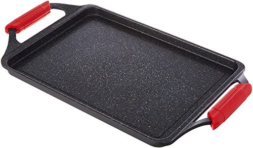 WECOOK Ecochef Titanium Grill Pan - 43x25cm - Induction - Non-Stick - Black