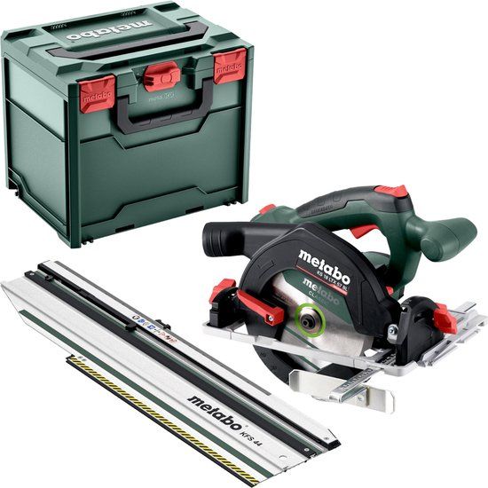 Metabo accucirkelzaag KS 18 LTX 57 BL 18 V 57 mm + KFS 44 afkortzaagrail 440 mm (691223000) + Metabox