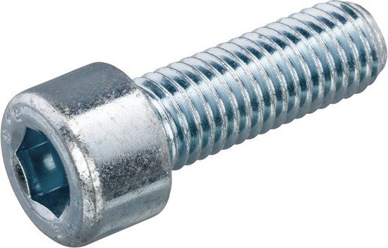 Hoenderdaal Fasteners Hoenderdaal Binnenzeskantbout CK DIN912 8.8 M4X6 ELVZ (500ST)