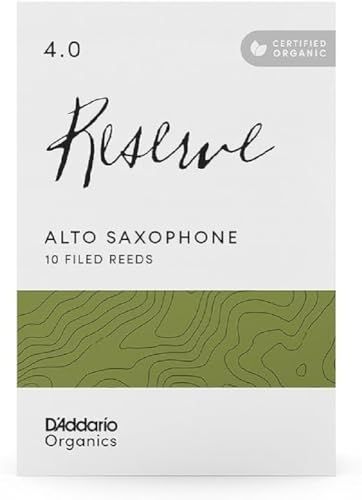 D'Addario Reserve Evolution Alto Saxophone Reed - 4.0 - 10 Pack