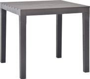 Syfax Mocca Tuintafel 78x78x72 cm kunststof