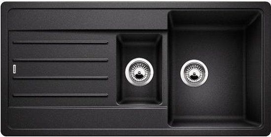 Blanco Legra 6 S antraciet/anthracite man. - Dubbele spoelbak - 100 cm