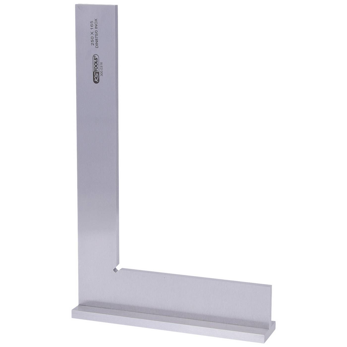 KS Tools 300.0316 Winkelhaak met aanslag volgens DIN 875/0, 250mm