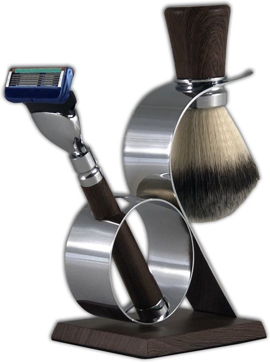 Gerard Brinard Luxe Scheerset Hout Synthetisch - 8716181080626