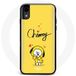 Maniacase Hoesje voor Iphone XS BTS Bangtan Boys BT21 Chimmy Jimin Gele Achtergrond