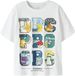 NAME IT Jongens T-shirt met Pokémon print - Wit - Maat 134/140