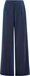 WE Fashion Dames wide leg broek - Donkerblauw - Maat 40