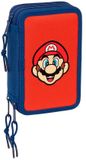 Safta Super Mario 12.5x19.5x5.5 Cm Triple Etui