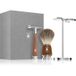 MÜHLE RYTMO Set Afeitado molen Brocha Afeitar Tejón Gris, Maquinilla afeitar clásica Rytmo
