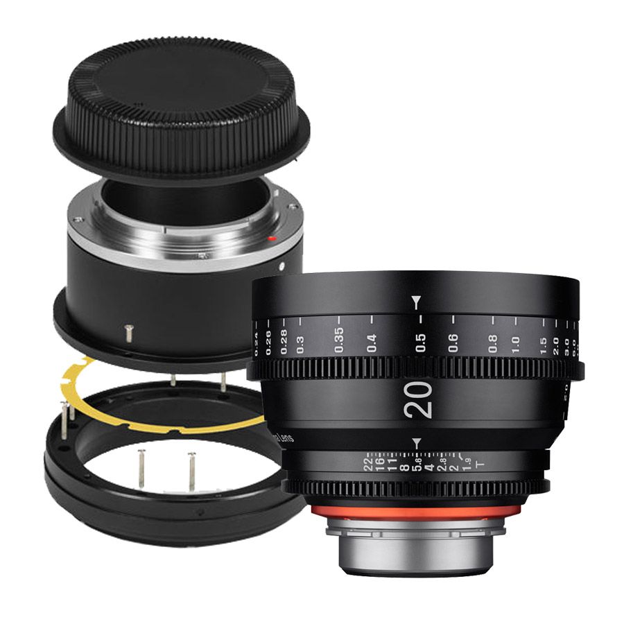 Xeen 20mm T1.9 Canon EF + Mount Kit Sony E