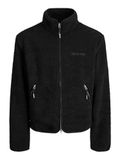 Jack & Jones Heren Jornorrebro Teddy Jacket Sn, Black, XXL
