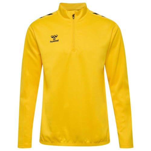 hummel hmlCORE XK Sweat-shirt semi-zippé - Jaune Sport - XL