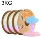 PLA filament pour imprimante 3D - Luminescent dans le noir - Diamètre 1,75 mm - Plastique PLA - Bobine de 3 kg - Arc-en-ciel, multicolore