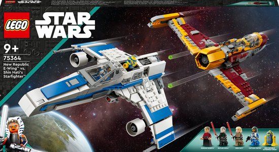 LEGO Star Wars New Republic E-wing vs. Shin Hati's Starfighter - 75364