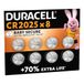 DURACELL 2025 Lithium-knoopcelbatterijen, 8 Stuks, 3V, CR2025
