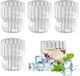 Nizirioo Verres à boire Set de 4 verres côtelés