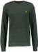 Fred Perry Trui Donkergroen Geborduurd Laurierlogo Heren L