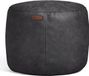 Casacomfy Modipouf - Poef / Hocker - Rond - Lederlook - Ø 45 cm - Anthracite