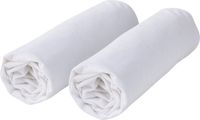 Vertbaudet Set van 2 Sanitized®-behandelde anti-huisstofmijt microvezel onderlakens