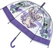 4KidsOnly Lilo & Stitch Paraplu - Kinderparaplu - Metaal frame - Paars - Transparant