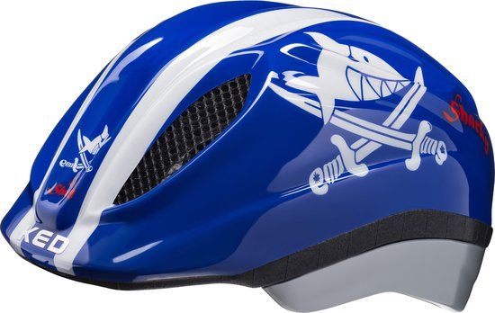 KED Meggy Originals Fietshelm - sharky blauw - Maat S (46-51cm)