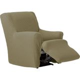 ECOMMERC3 Bi-elastische stoelbekleding met voeteneinden, eendelig, ademend en eenvoudig te installeren, stoelbekleding met samengestelde poten, kleur linnen, volledige bescherming met schuimrubberen