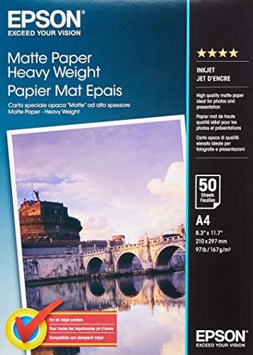 Epson C13S041256 mat heavyweight papier Inkjet A4 50 vellen