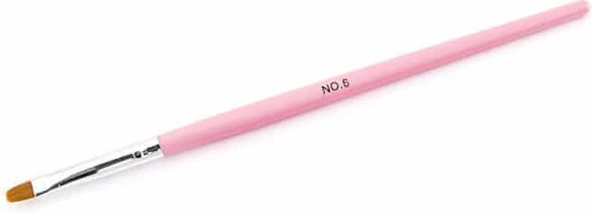 Cosmetics Zone Cat's Tongue Gel Brush - Roze Nr.6