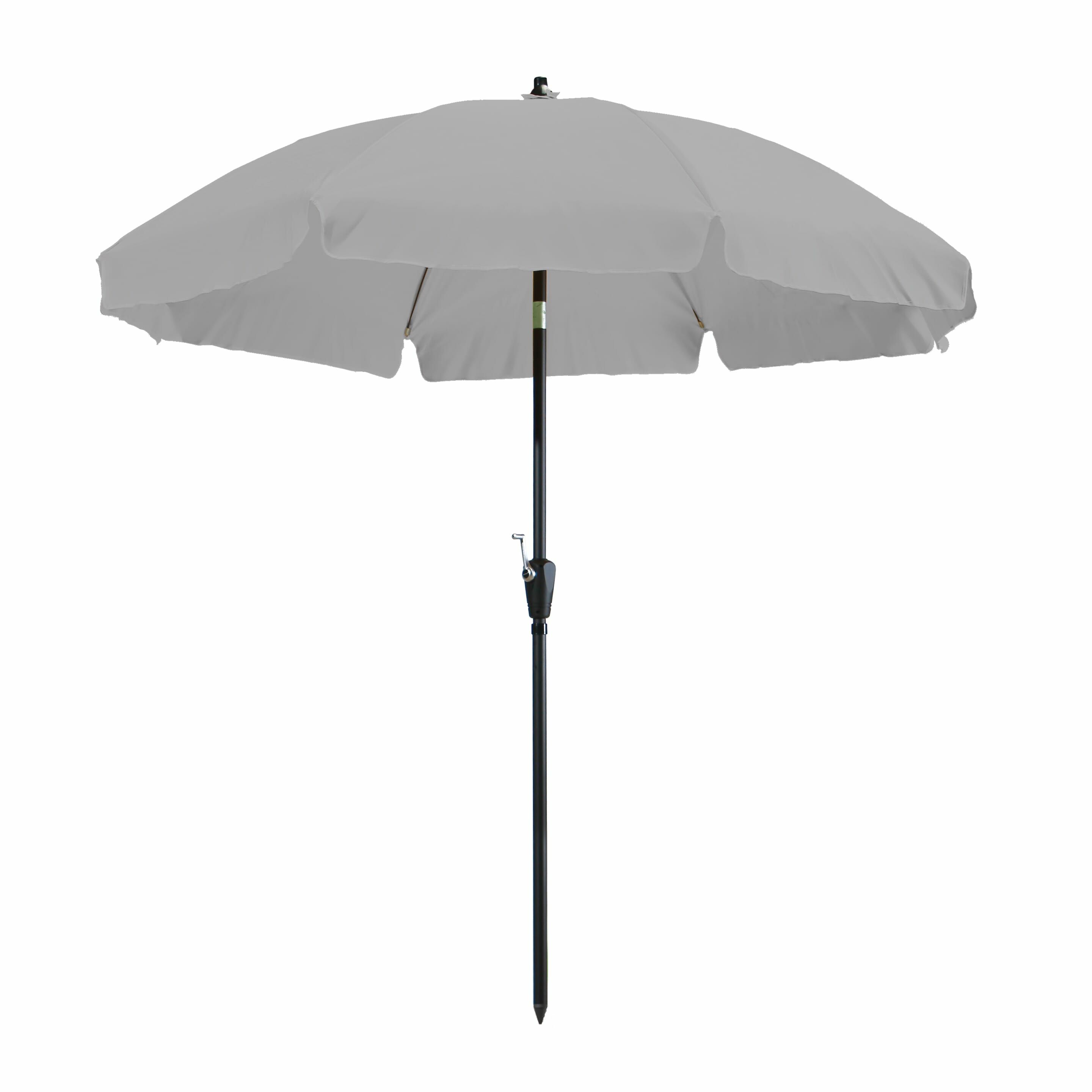 Madison Lanzarote Round Grey Parasol - 250cm