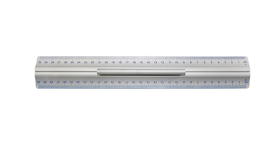 Wedo 52 5235 Lineaal - Grijs - Aluminium - 45mm
