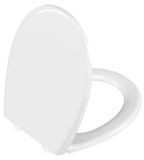 Merkloos Icecat Toiletbril met Softclose - Wit - Onderzijde Montage
