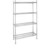 Vogue voorraadrek met 4 schappen 91.5x45.7cm
