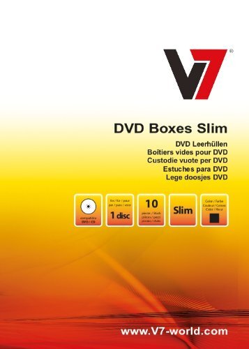 V7 DVD superdunne videobox