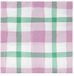Talking Tables - Gingham Check Napkins - Pink & Green - Pack of 20