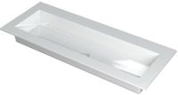 Wastafel INK Kraft Wastafel Enkele Bak Zonder Kraangat - 1200x450x10 mm - Glans Wit